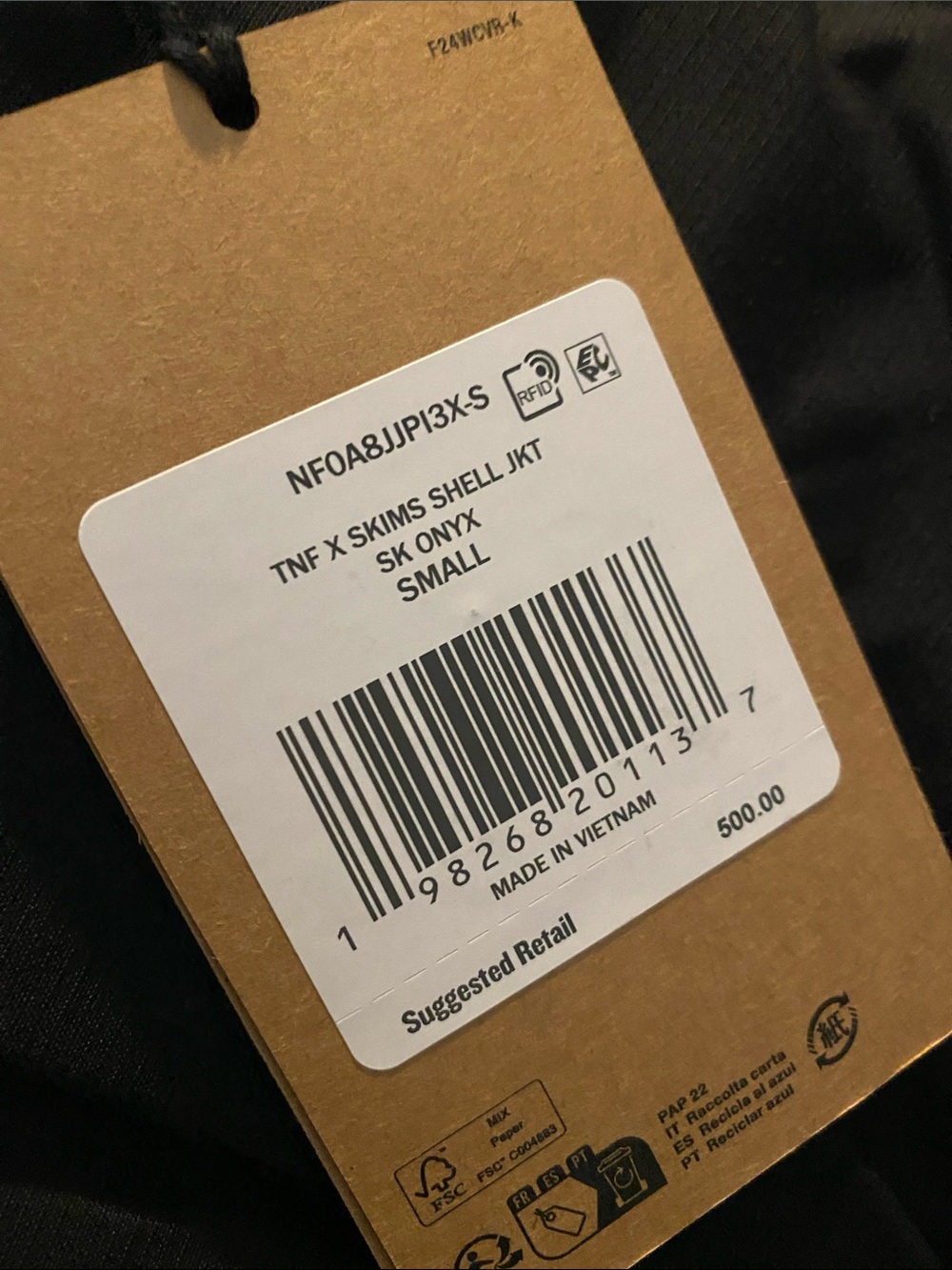 🖤NWT The North Face X SKIMS Insulated Shell Jacket Onyx Size Small🖤 - Picture 6 of 7